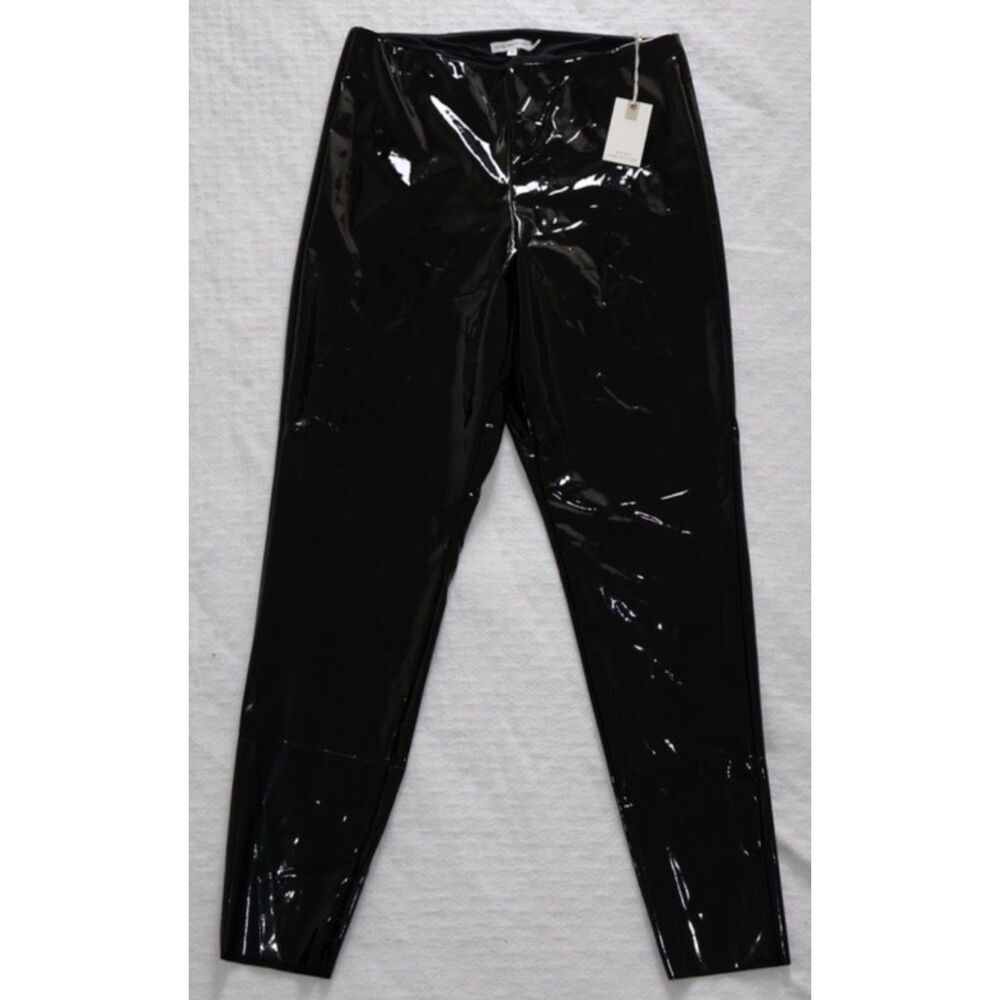 NWT Good American Faux Leather Leggings Black XL $99